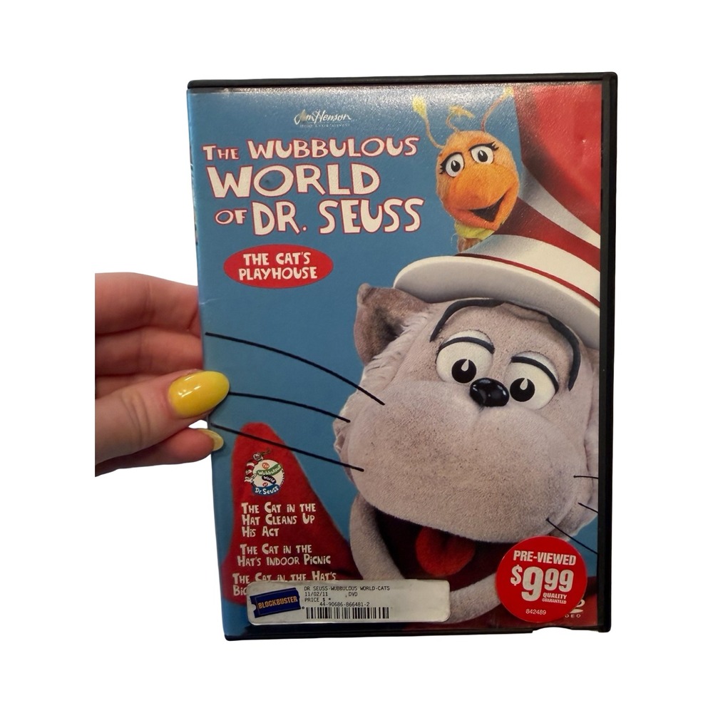 The Wubbulous World of Dr Seuss The Cats Playhouse DVD Blockbuster Cs Jim Henson